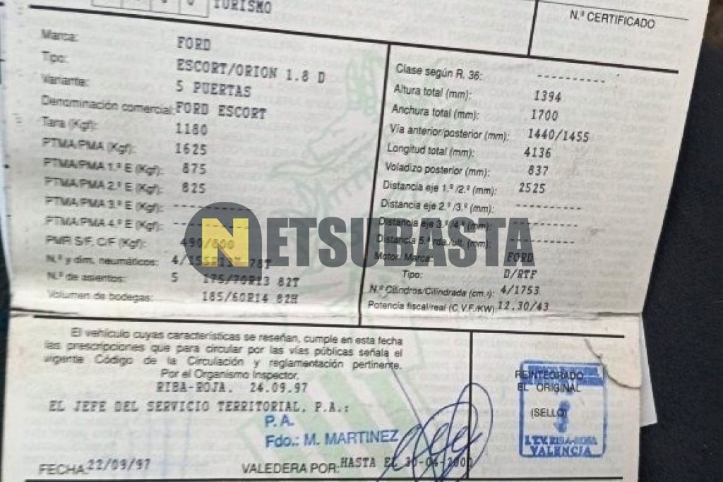 Ford Escort 1.8D 1996