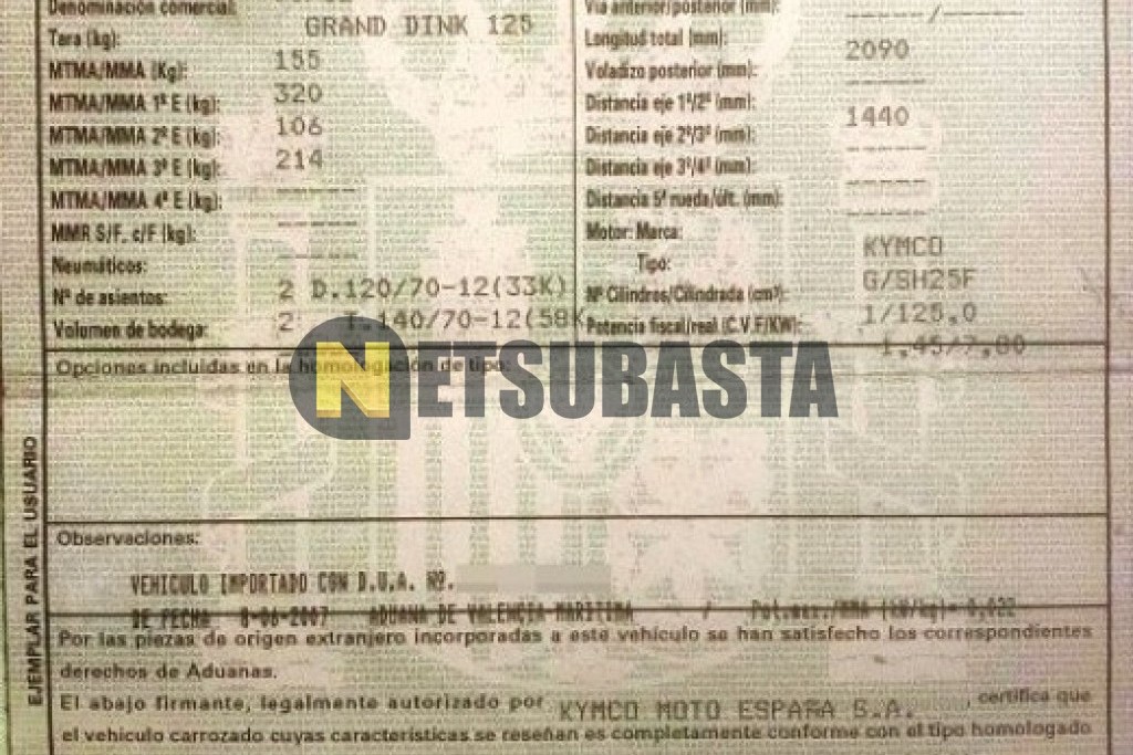 Kymco Grand Dink 125 2007