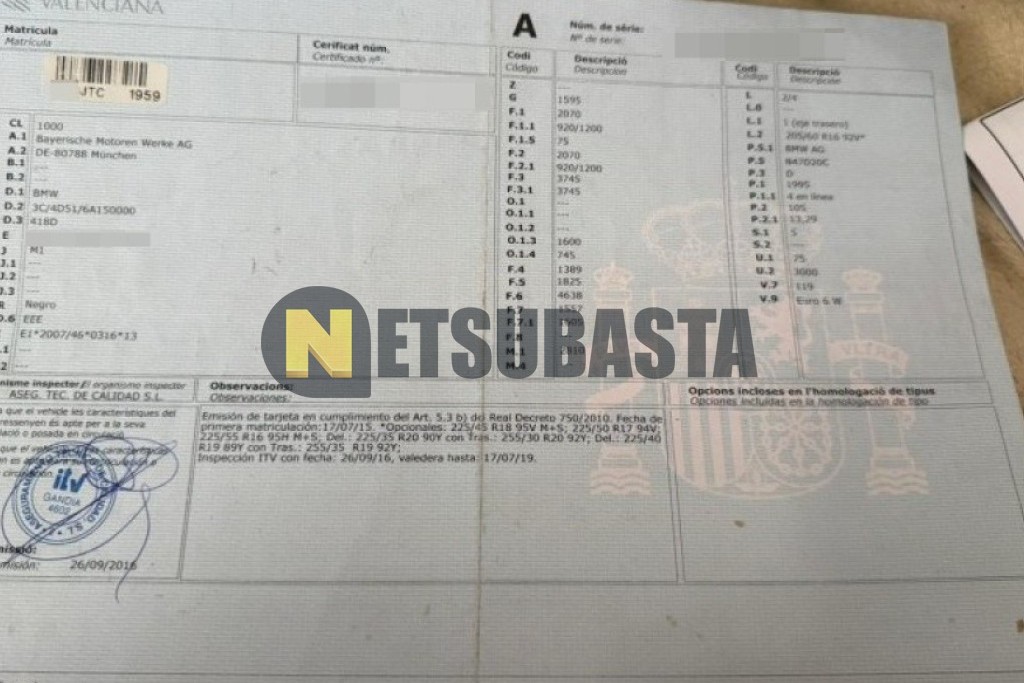 Bmw 418d Gran Coupé Aut. 2015