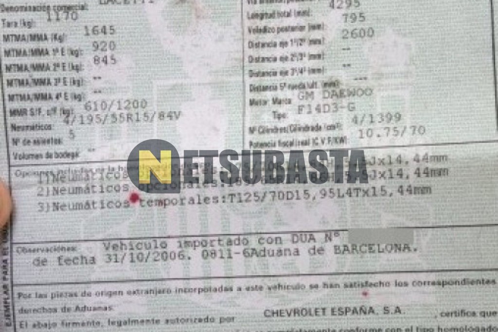 Chevrolet Lacetti 1.4 16V 2007