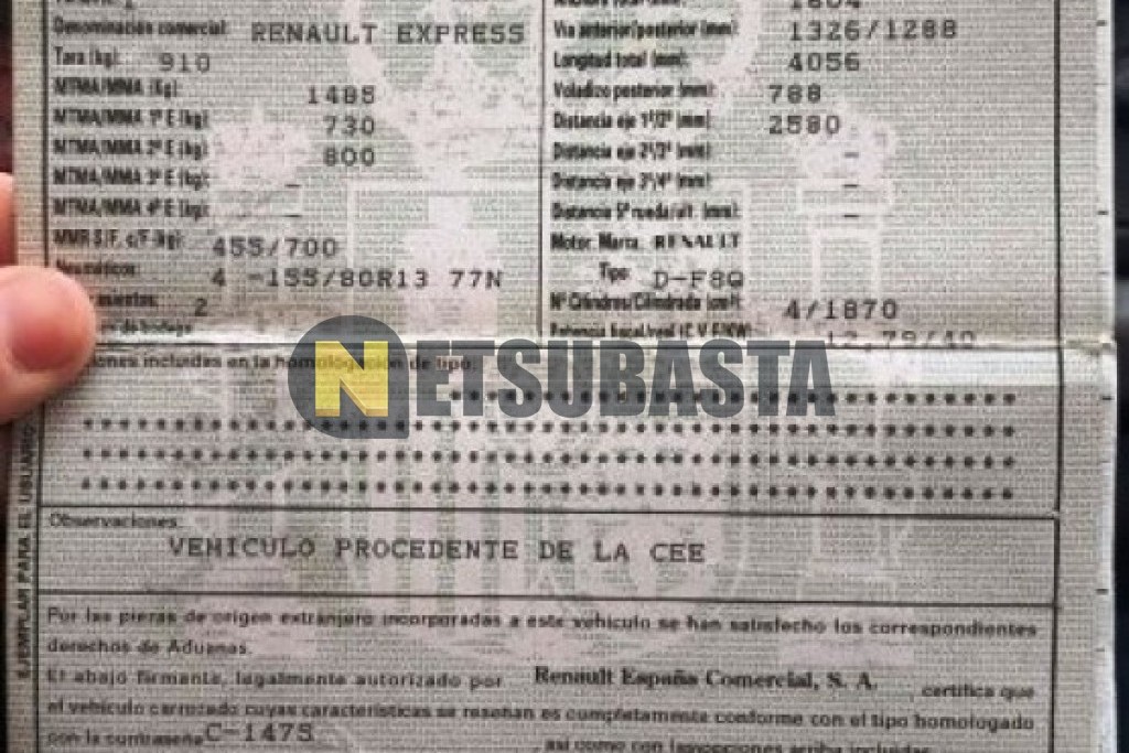 Renault Express 1.9 D 2000