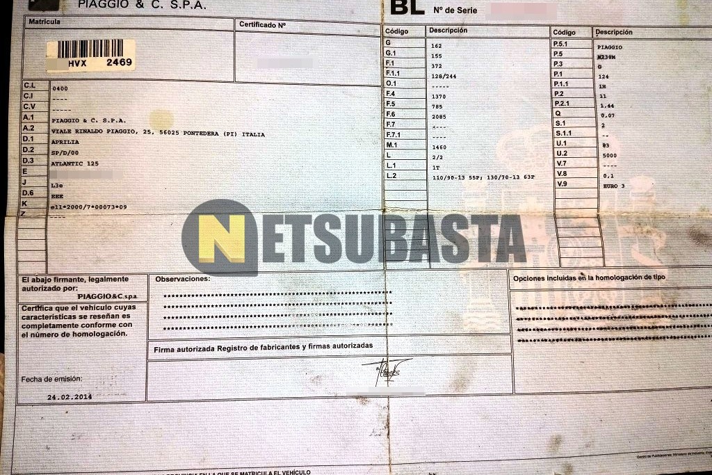 Aprilia Atlantic 125 2014