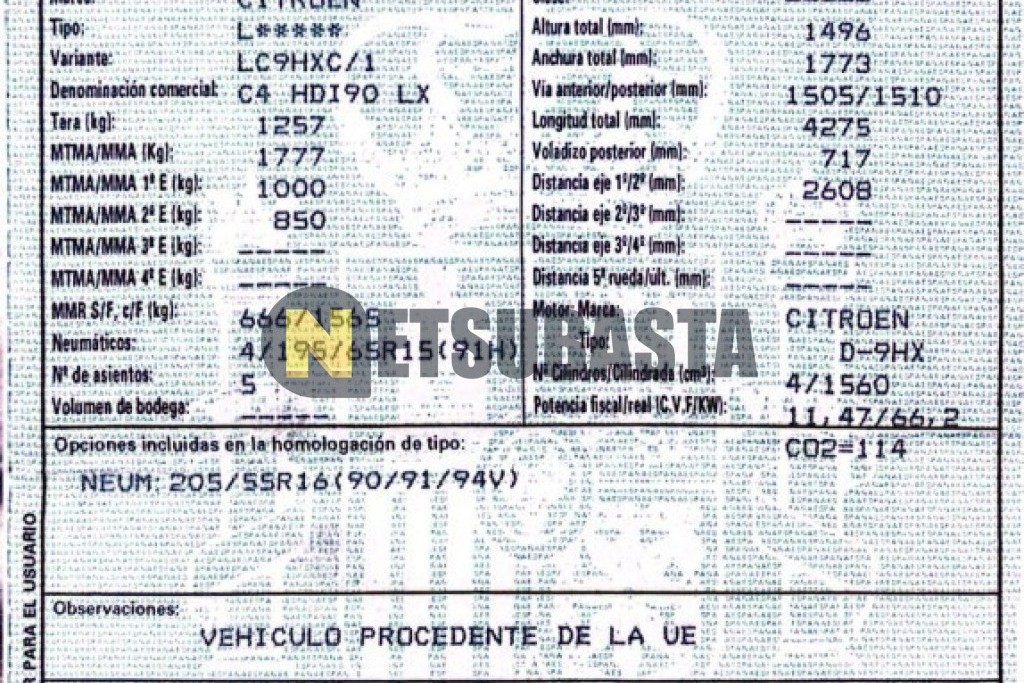 Citroën C4 1.6 HDi 2010