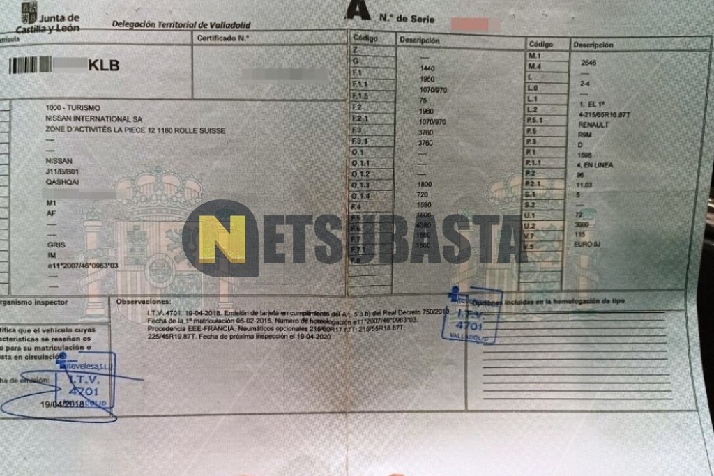 Nissan Qashqai 1.6 dCi 2015