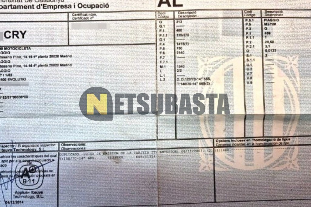 Piaggio X9 EVOLUTION 500 2004