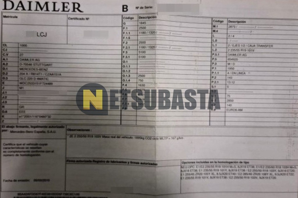 Mercedes-Benz GLC 220 d 4MATIC Coupé 2019