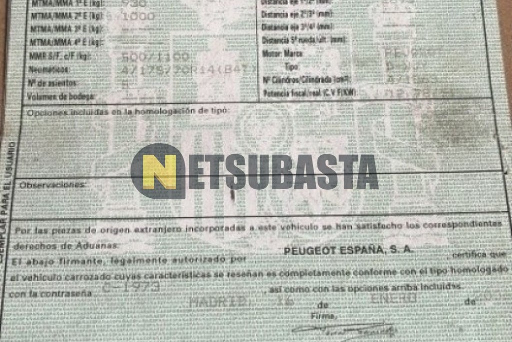 Peugeot Partner Combi 1.9 D 2006