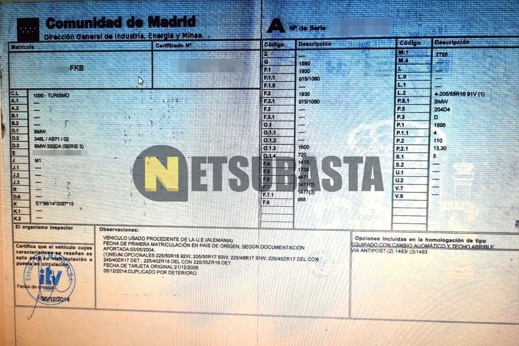 Bmw 320d Aut. 2004