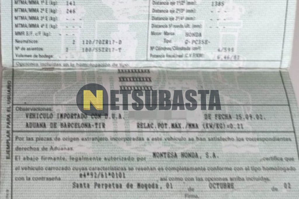 Honda CBR 600F SPORT 2002