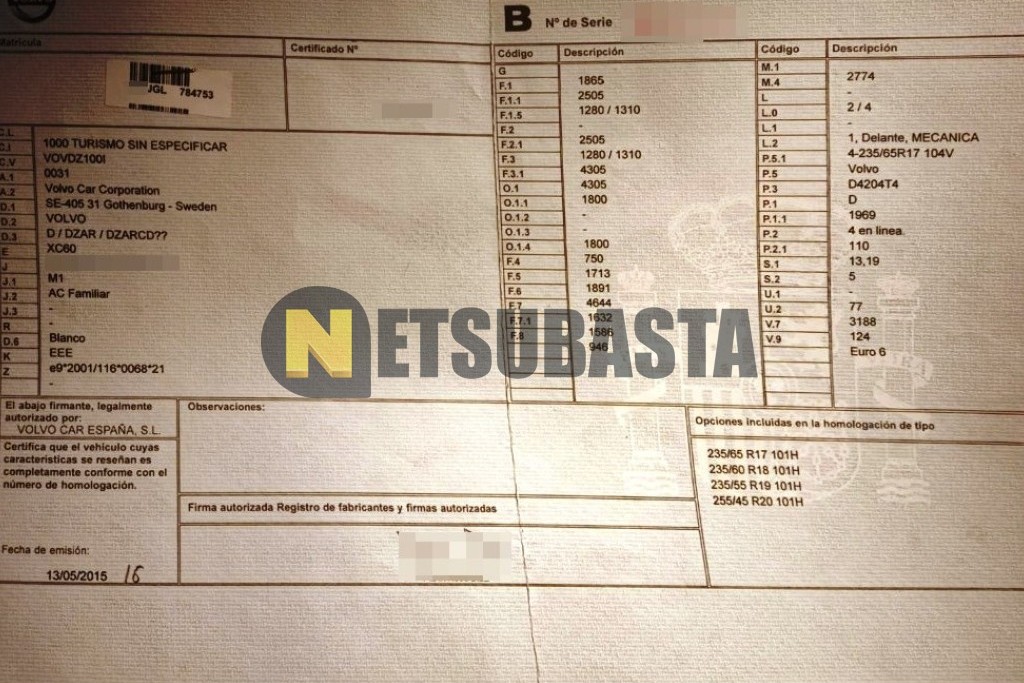 Volvo XC60 D3 Aut. 2015