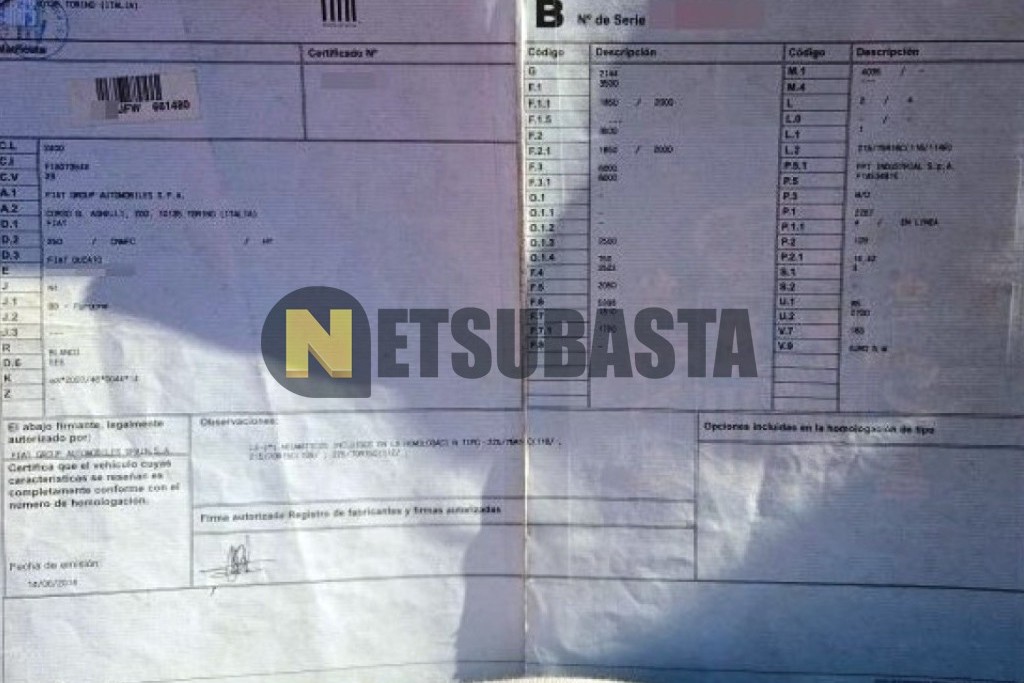 Fiat Ducato Furgon 2.3 Multijet 2015