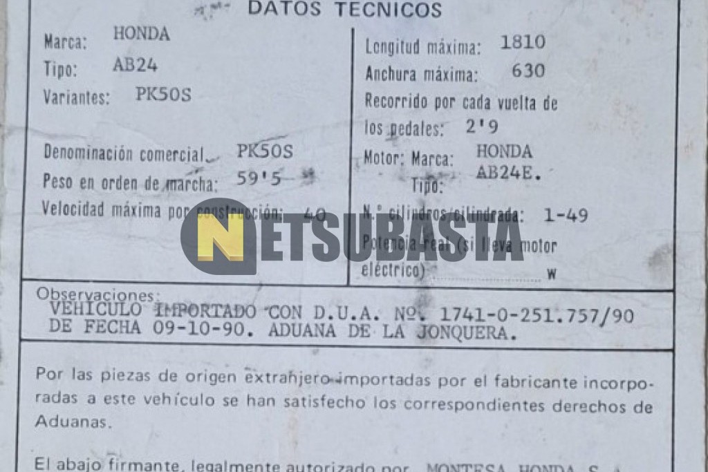 Honda Wallaroo 50 1991