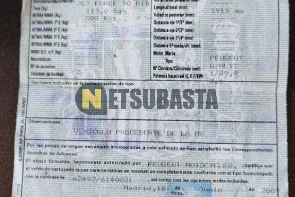 Peugeot JET C-TECH ICE BLADE 2009