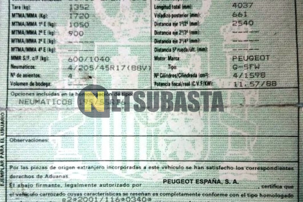 Peugeot 207 CC 1.6 VTi 2007