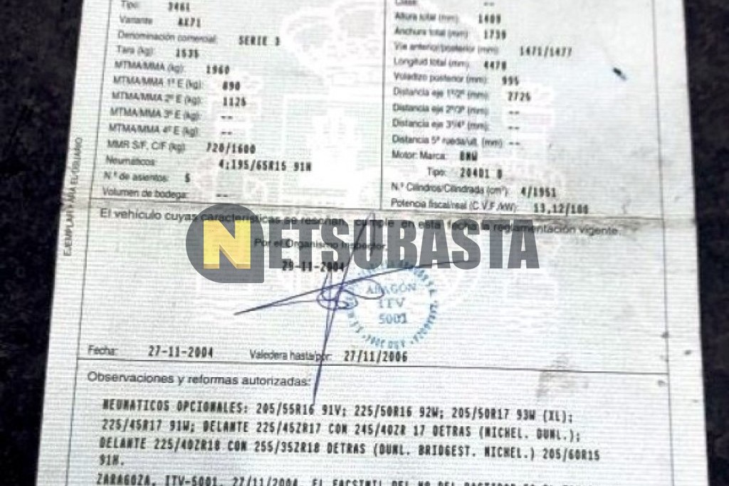 Bmw 320d Touring 2000