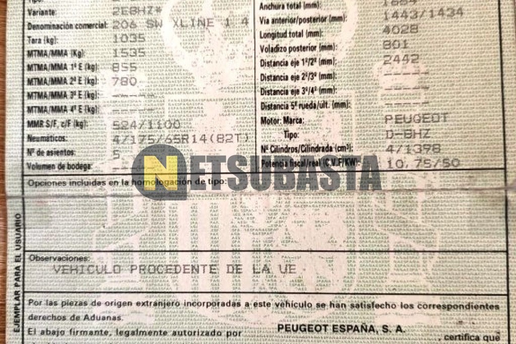 Peugeot 206 SW 1.4 HDi 2005