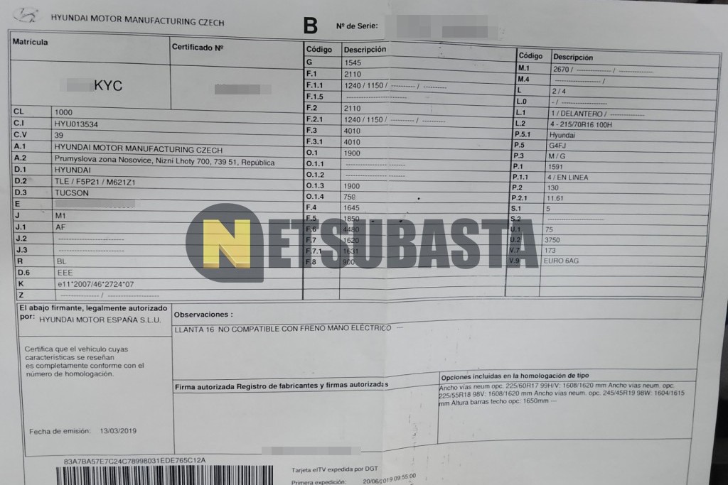 Hyundai Tucson 1.6 T-GDI 2019