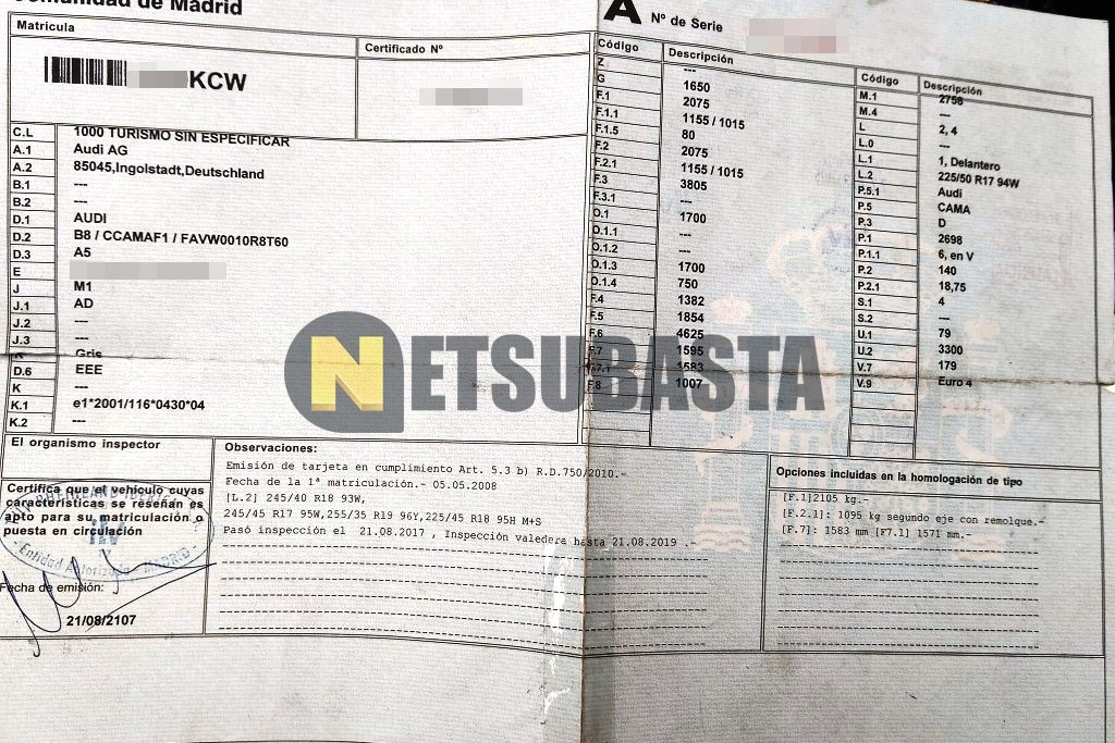 Audi A5 Coupe 2.7 TDI multitronic 2008