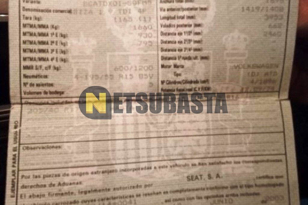 Seat Ibiza 1.9 TDI 2003