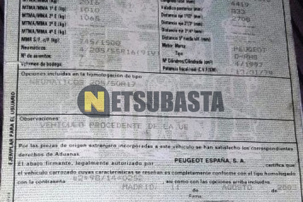 Peugeot 307 SW 2.0 HDi 2003