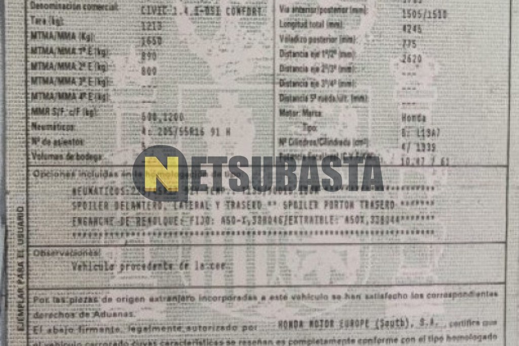 Honda Civic 1.4 2006