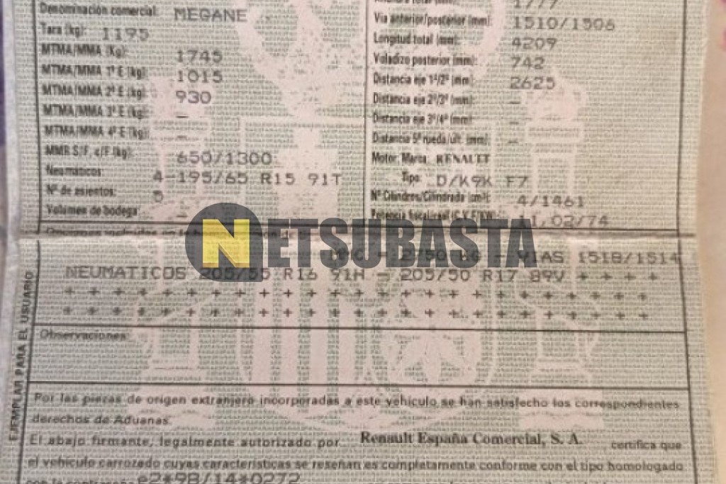 Renault Megane 1.5 dCi 2004