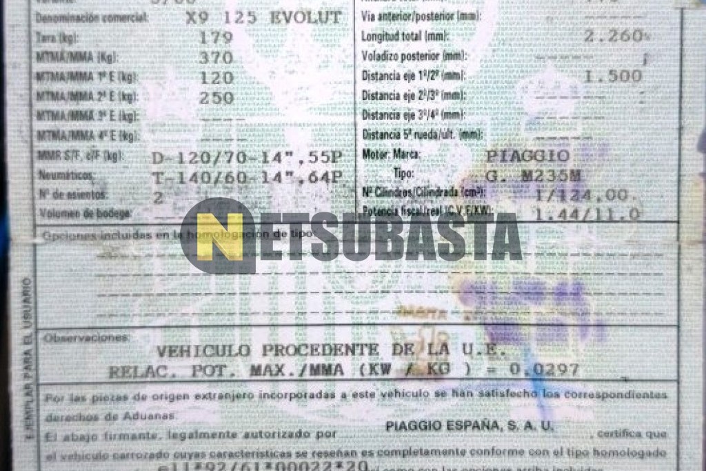Piaggio X9 125 2006