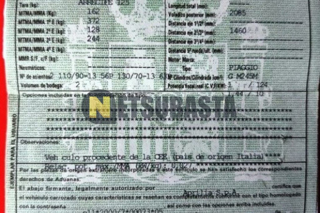 Aprilia Arrecife 125 2005