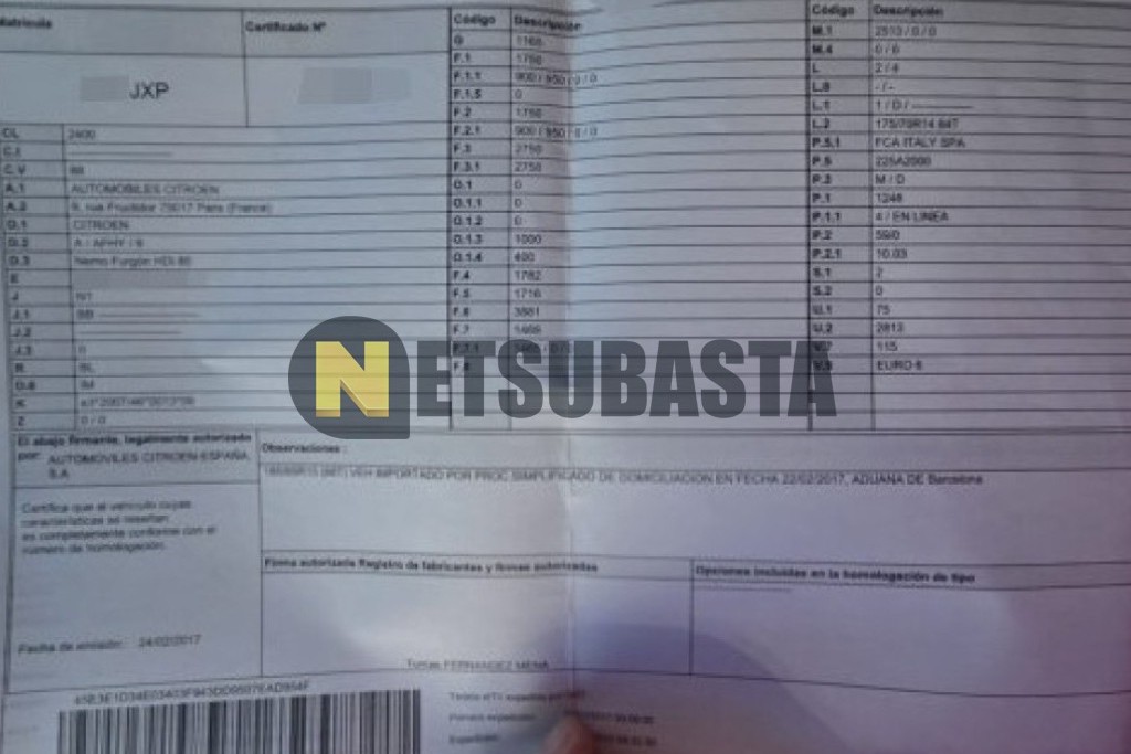 Citroën Nemo 1.3 HDi 2017