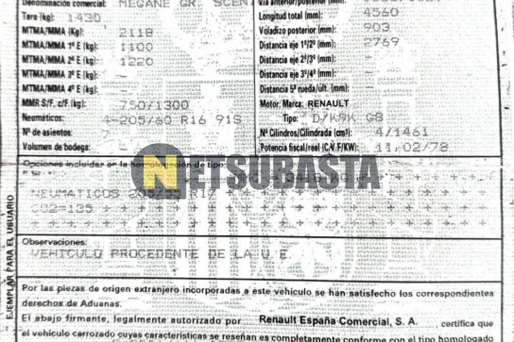 Renault Grand Scenic 1.5 dCi 2009