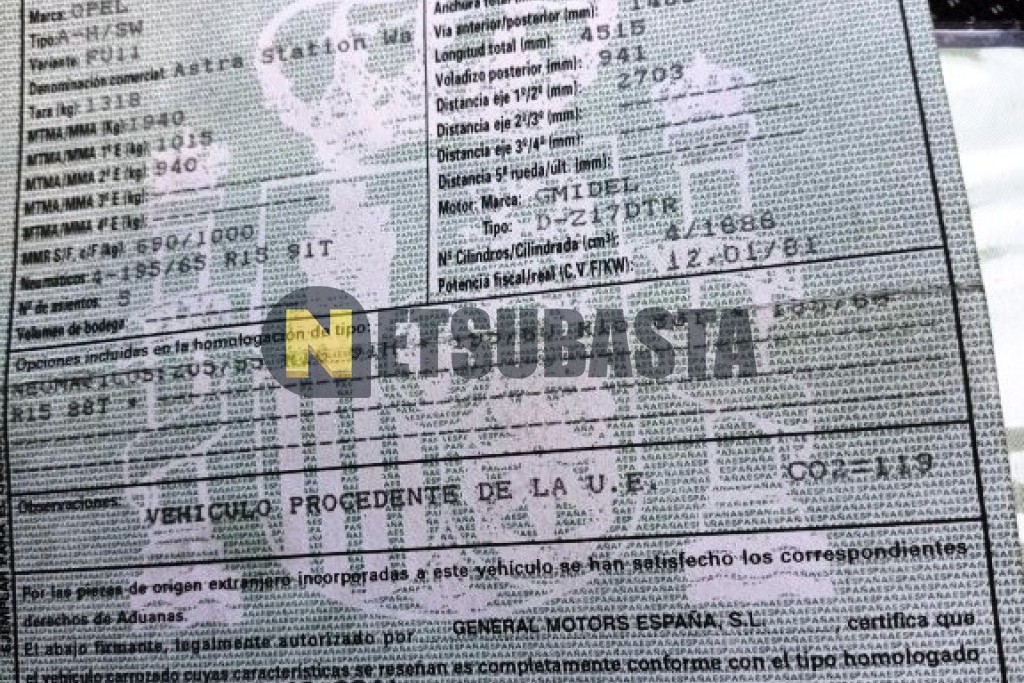 Opel Astra SW 1.7 CDTi 2010