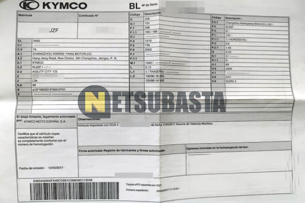 Kymco Agility CITY 125 2017