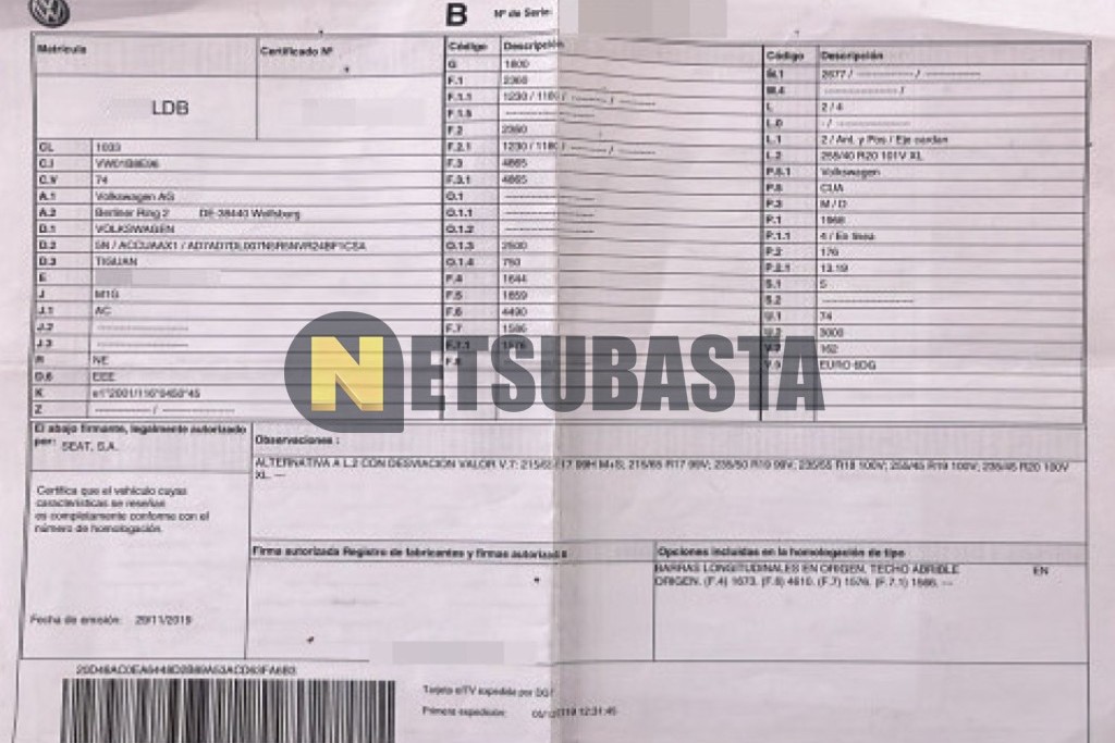 Volkswagen Tiguan 2.0 TDI 4Motion DSG 7 vel. 2019