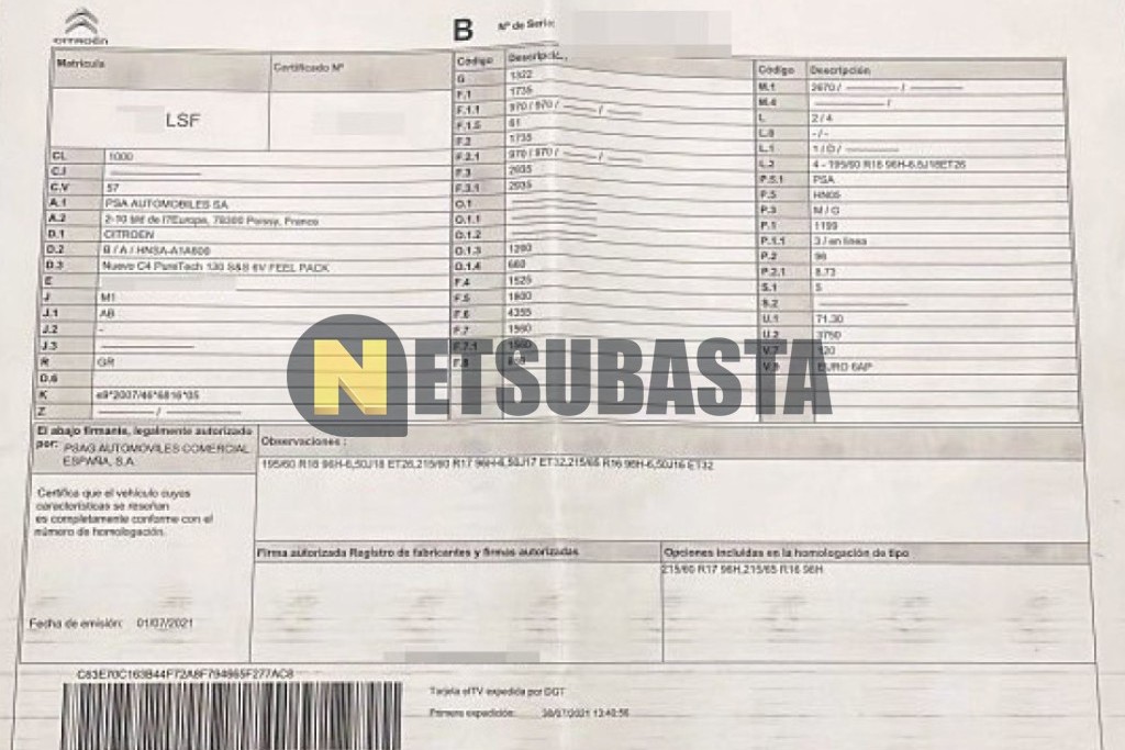 Citroën C4 1.2 PureTech 2021