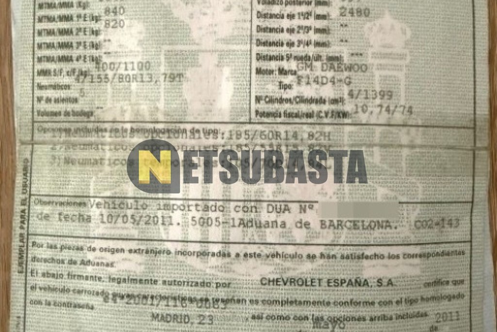 Chevrolet Aveo 1.4 16v 2011
