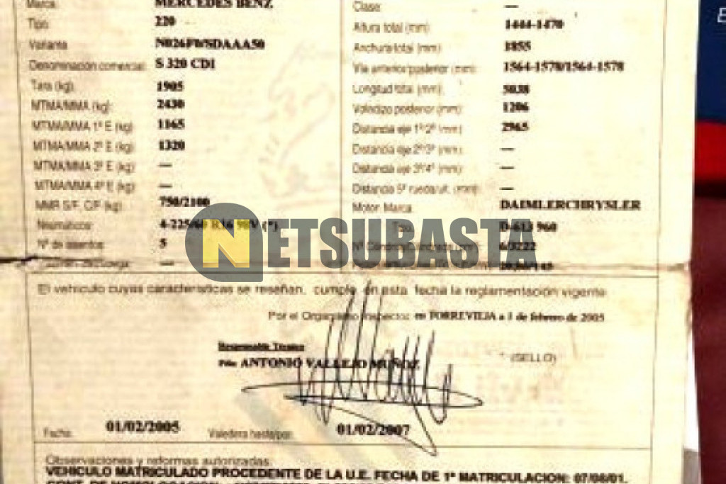 Mercedes-Benz S 320 CDI Aut. 2001