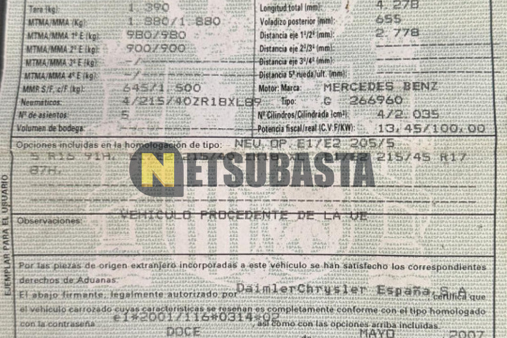Mercedes-Benz B 200 Aut. 2007