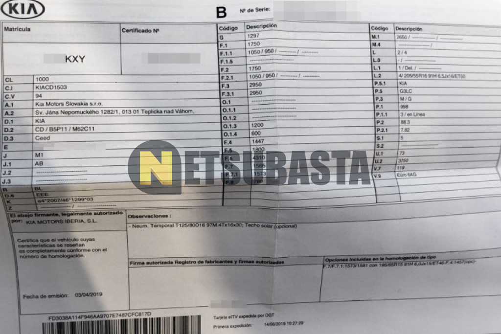 Kia Ceed 1.0 T-GDi 2019