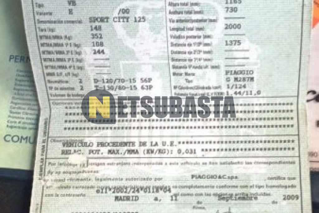 Aprilia Sportcity 125 2009