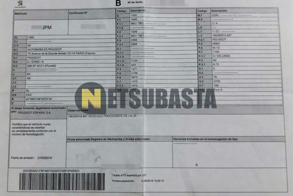 Peugeot 208 1.2 PureTech 2016