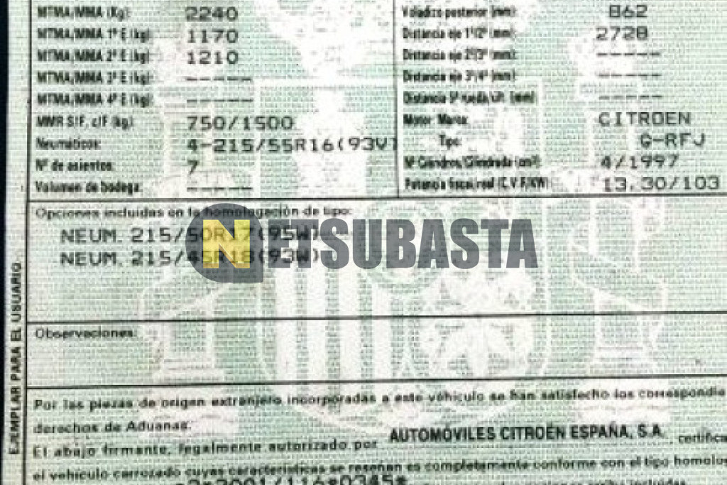 Citroën Grand C4 Picasso 2.0i 16v CMP 7 plazas 2007