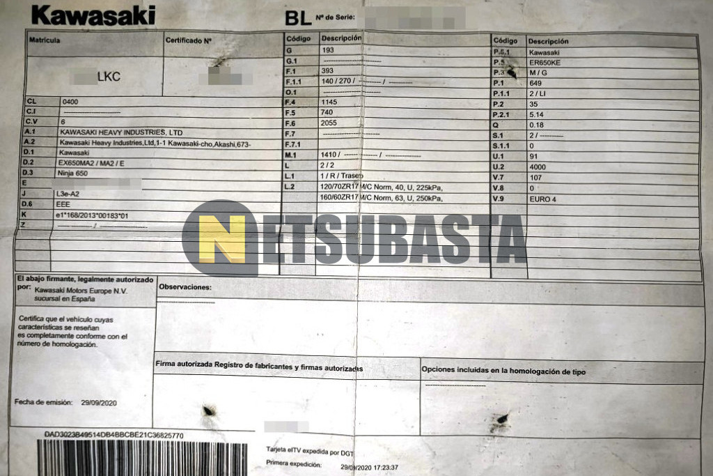 Kawasaki Ninja 650 2020