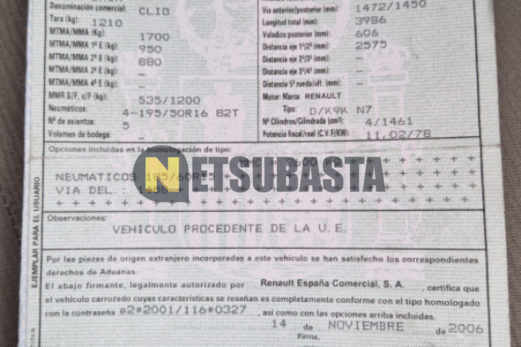 Renault Clio 1.5 dCi 2007