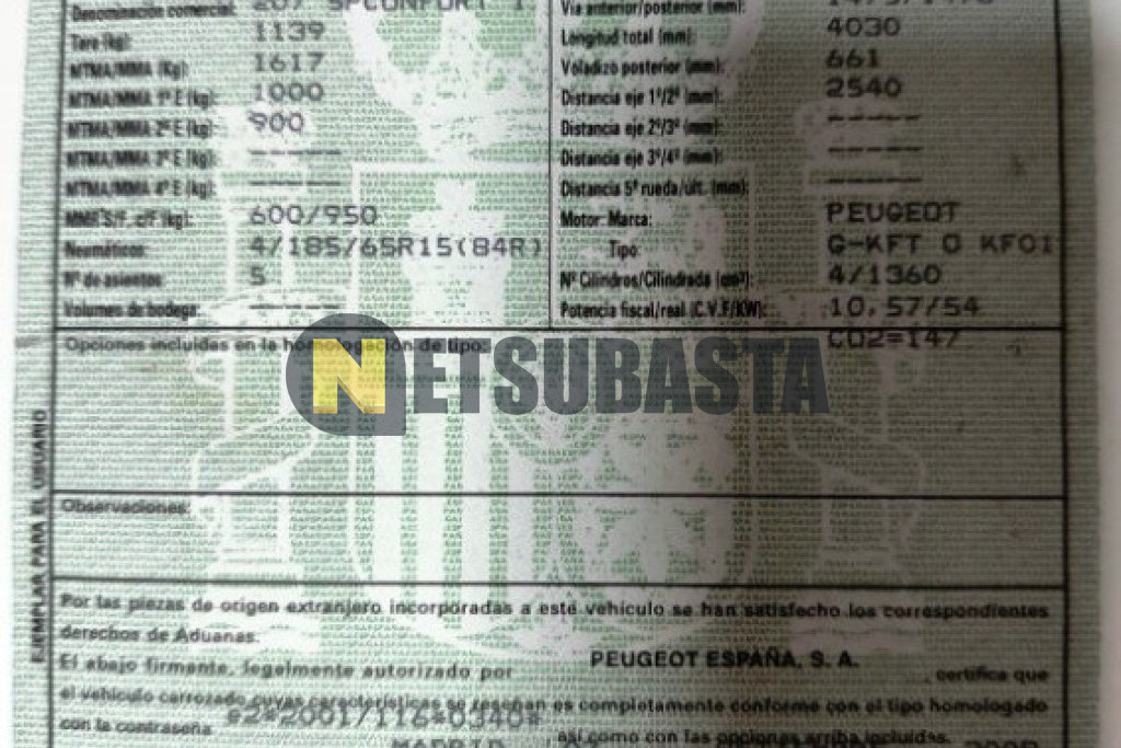 Peugeot 207 1.4i 2009