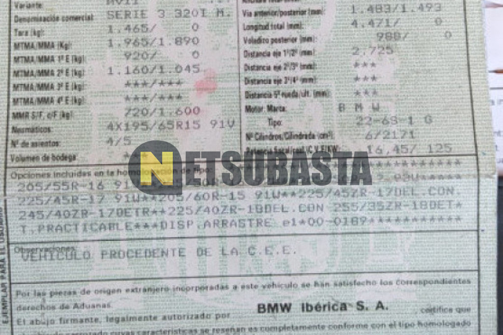Bmw 320i 2000