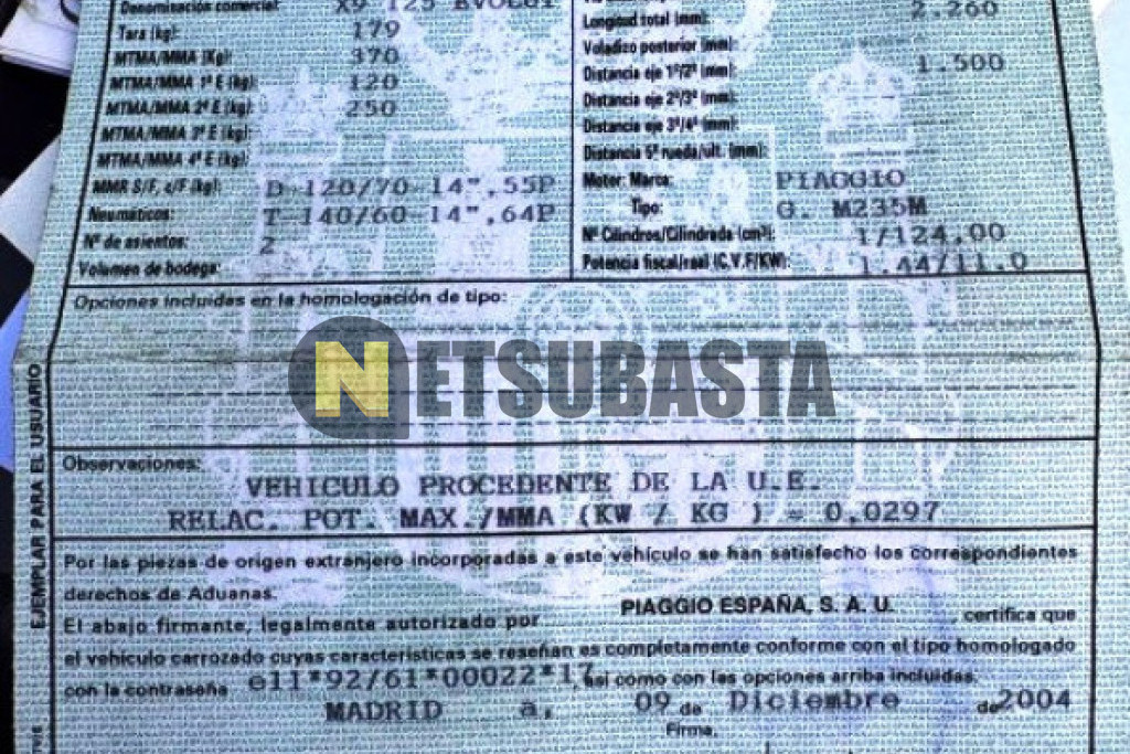 Piaggio X9 125 2005