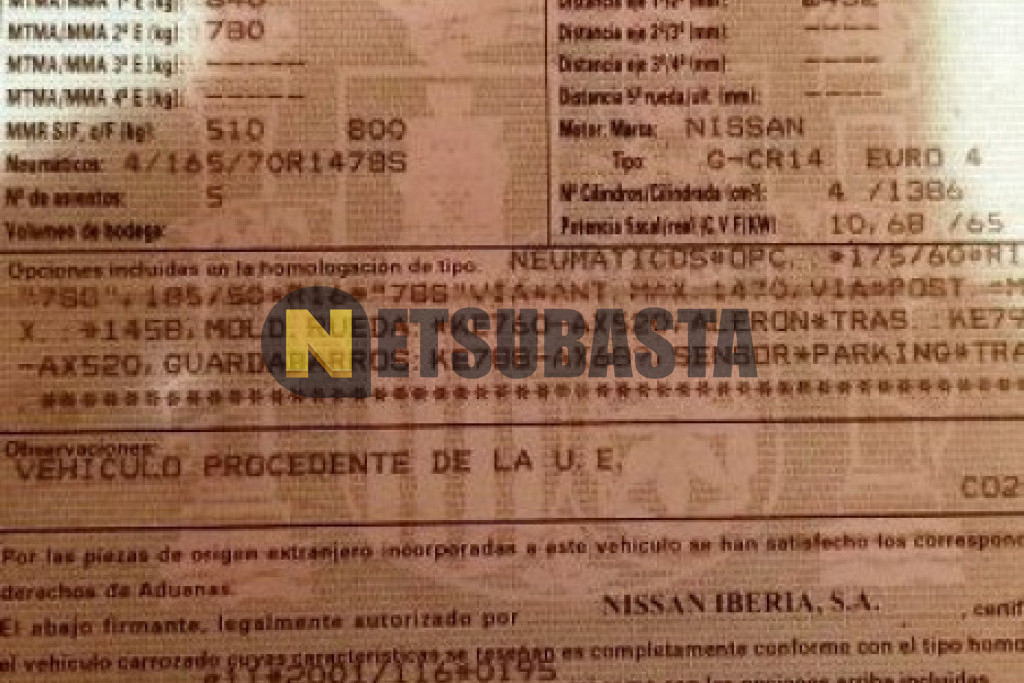 Nissan Micra 1.4i 2009