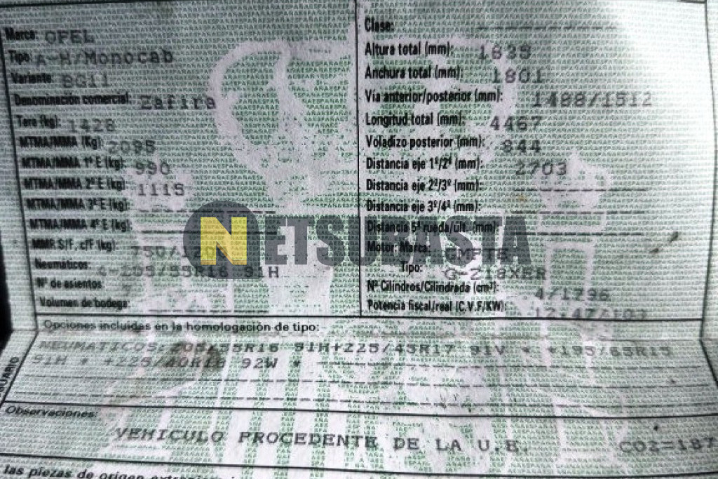 Opel Zafira 1.8 16V GLP 2007