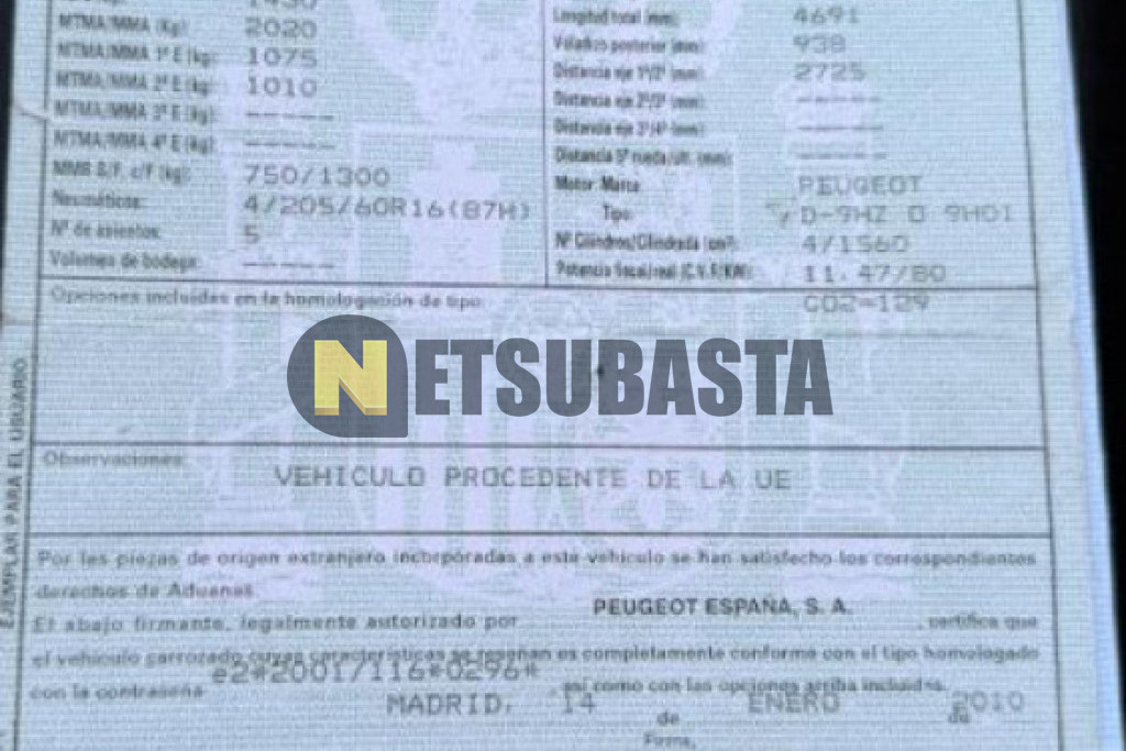 Peugeot 407 1.6 HDi 2010