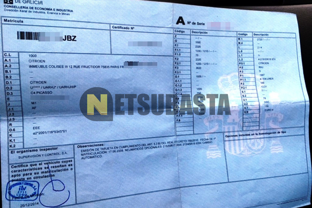 Citroën Grand C4 Picasso 2.0 HDi 2008